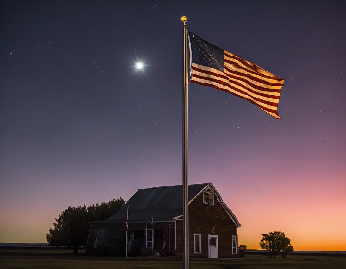 Heavy-Duty Solar Flagpole Lights